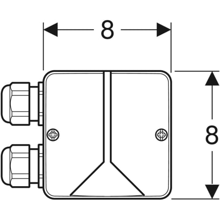 PRIZA DE RACORDARE COMBINATA GEBERIT